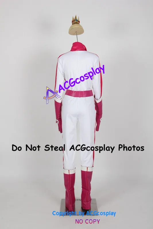 Princess Peach Cosplay Costume include boots covers and headgear acgcosplay Garment