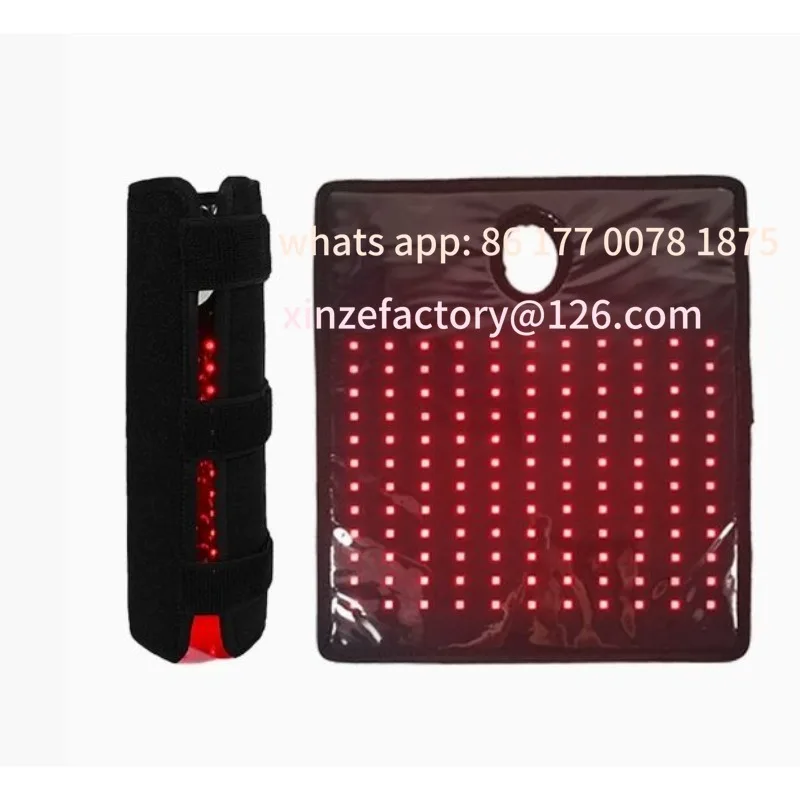Wireless red light therapy pad, wrist brace joint pain relief infrared heating device