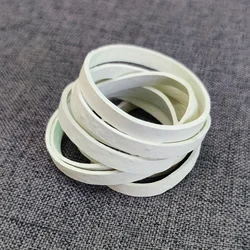 100 Pcs White Rubber Bands Elastic Rubber Ring Stretchable Latex Rings Supplies O Rings For Home Office Package Stretchable Band