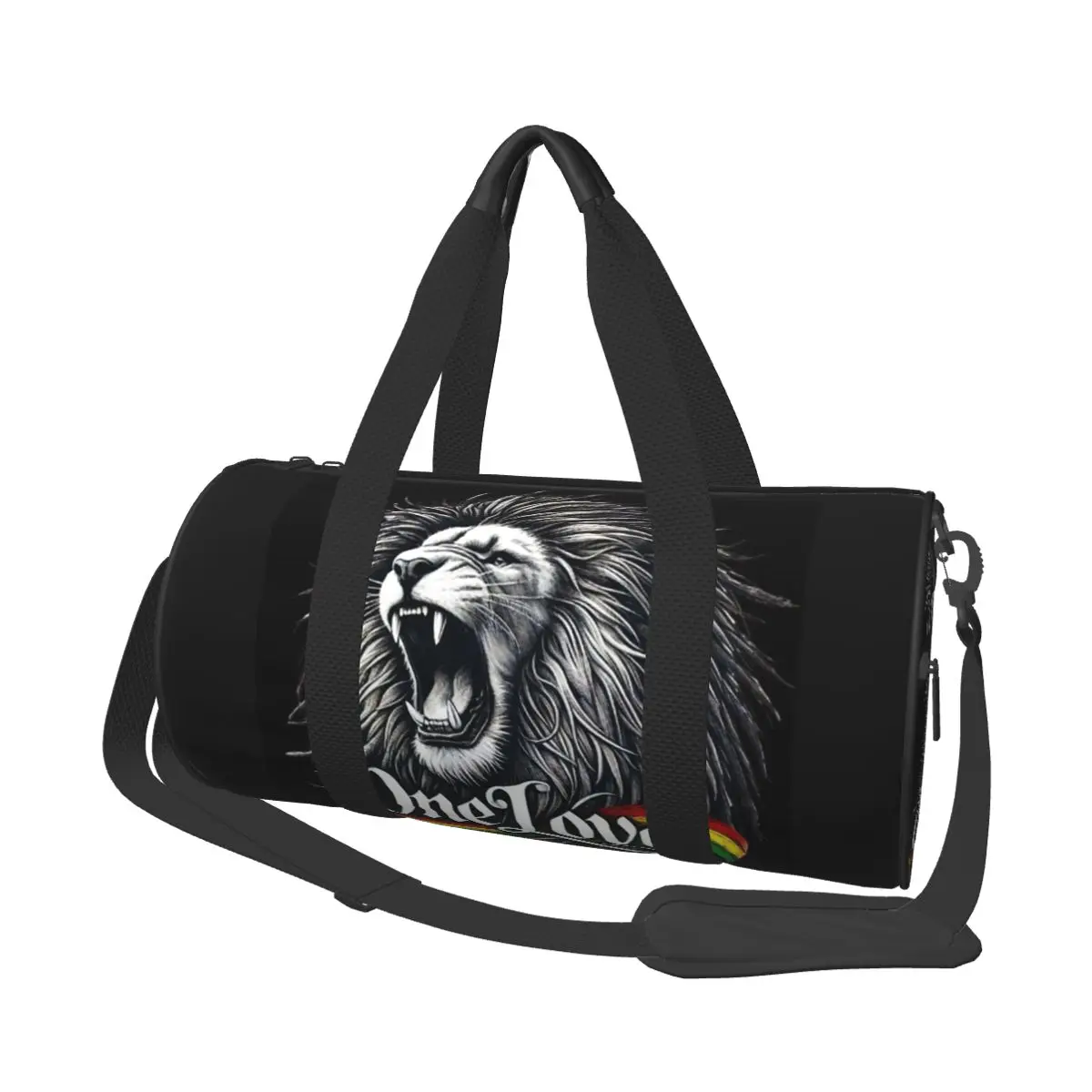 

Rastafarian Amaiquina Reggae Rasta Lion Street Skullies Большая спортивная сумка Водонепроницаемая дорожная сумка Duffle Сумки Сумка для фитнеса
