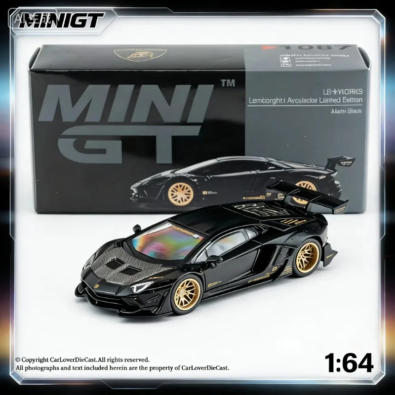 

Суперспортивный автомобиль MINIGT 1:64, модель из литого под давлением сплава, подарок для мальчиков, высококачественный коллекционный предмет для взрослых, праздничный подарок.