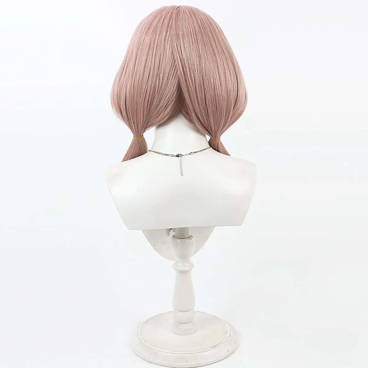 Frauen Game Bready Cosplay lange gerade braune hitzebeständige Haarperücke