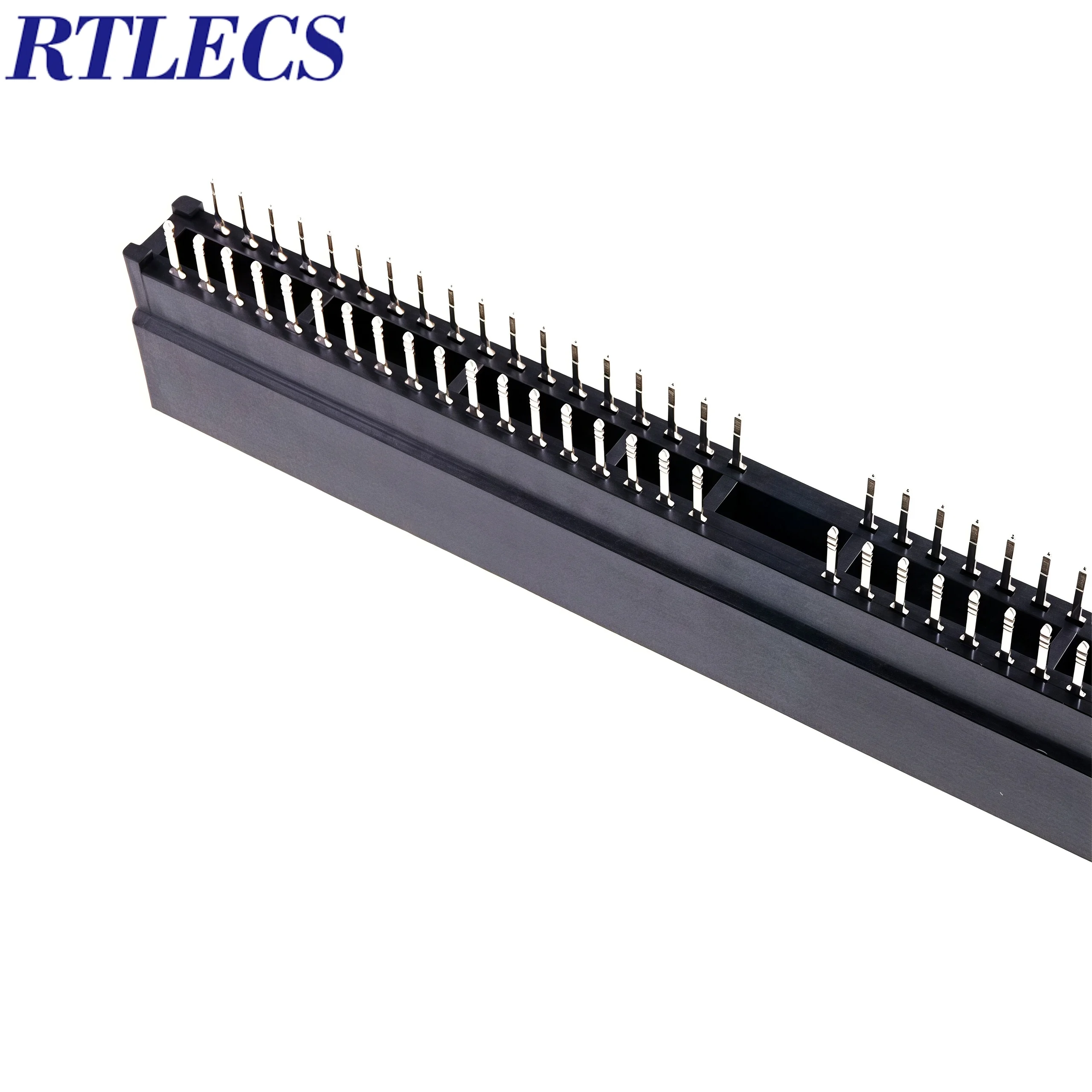 5Pcs Edge Card Connector Slot 2.54 MM Pitch 98 Pin PCB Gold Finger Socket Through Holes Vertical