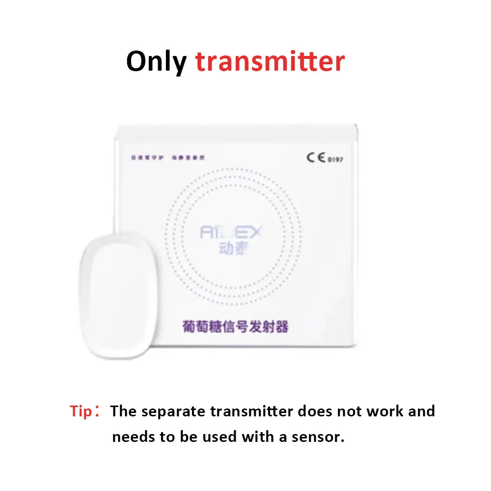 

Непрерывный монитор уровня глюкозы Aidex Transmitter, система CGMS для диабетиков, 24-часовое мониторинг в реальном времени, сканирование без подключения, многоязычное приложение для Android и Apple.