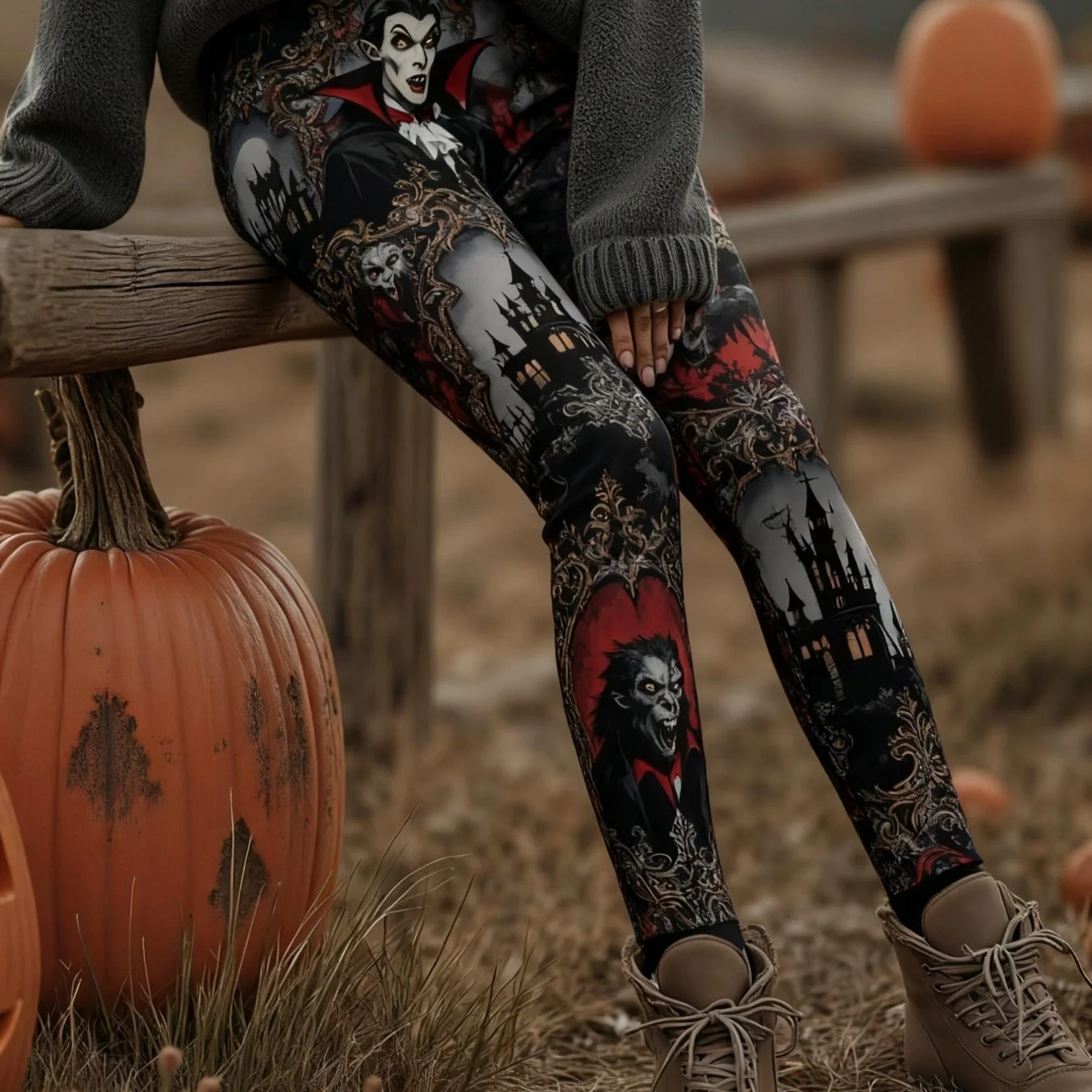 Women Halloween Skeleton Print Leggings Stretchy Workout Leggings Slim Tights Sexy Fashion Yoga Pants Trendy Cool Trousers Gift 