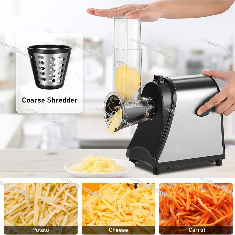 Multifunctional Electric Veggie Slicer Shredder Household Kitchen Tool For Potato Cheese Salad Food Prep
