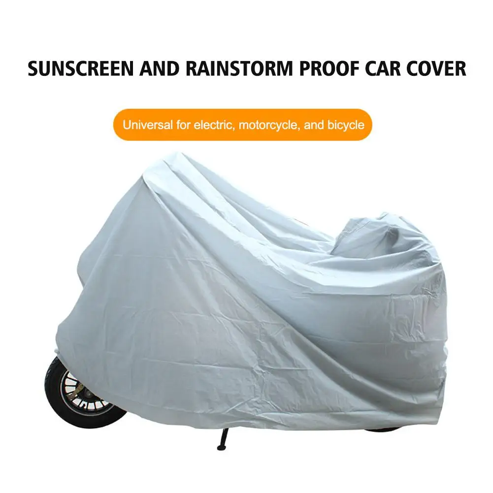 Motorcycle Outdoor Indoor Protective Cover Waterproof Bike Scooter Outdoor Rain Dust UV Proof Sun Protection Case For Motorbike