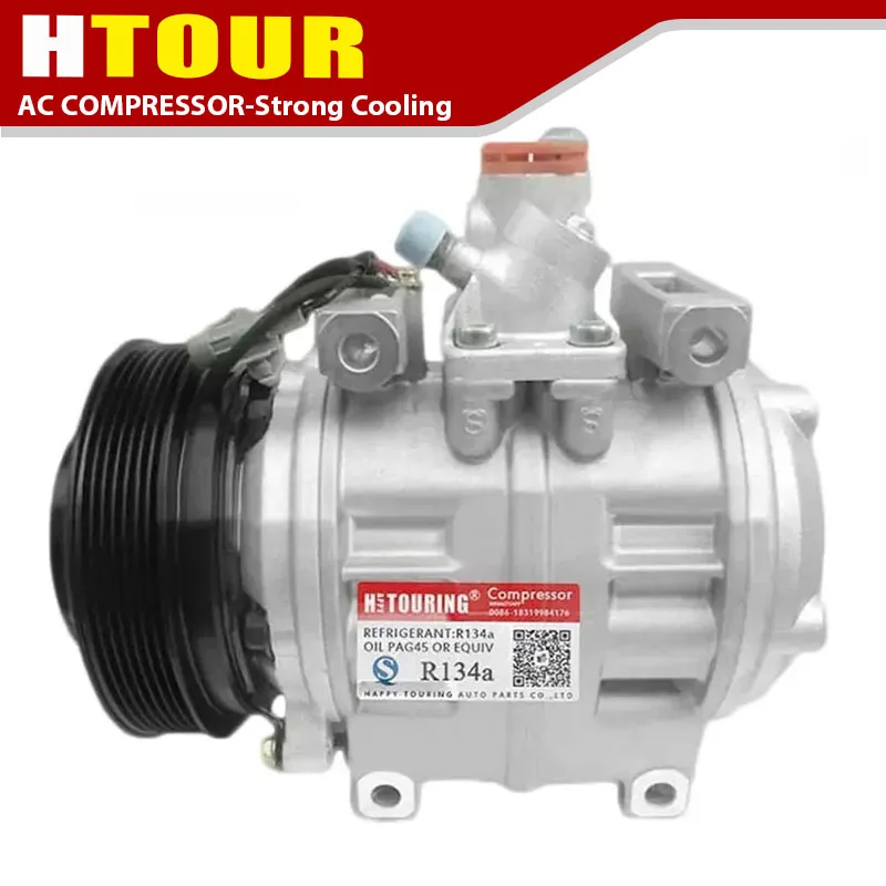 For Toyota Coaster bus toyota mini bus AC Compressor 10P30C 447220-1472 447300-0611 4472201472 4473000611 24V / 12V 7PK