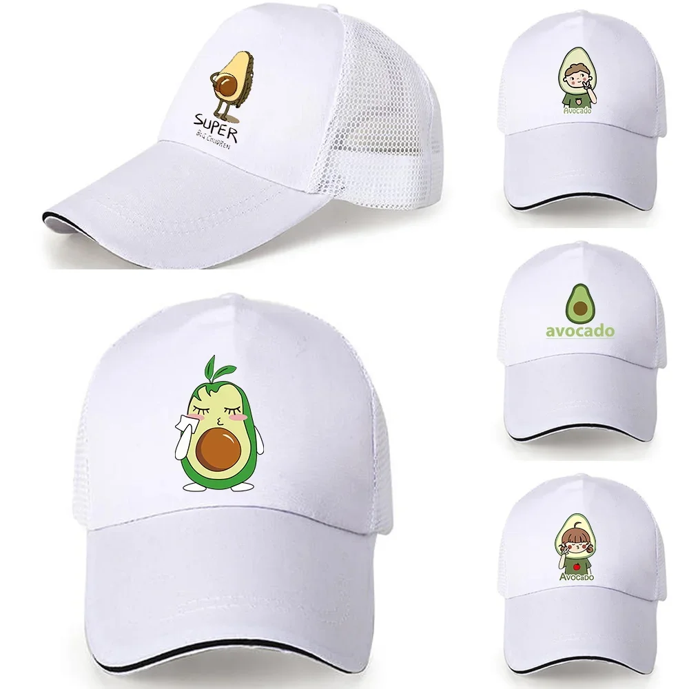 

Fashion Brand New Baseball Cap Women Avocado Series Baseball Hat Breathable Men Women Summer Mesh Cap Baseball Caps Dropshipping