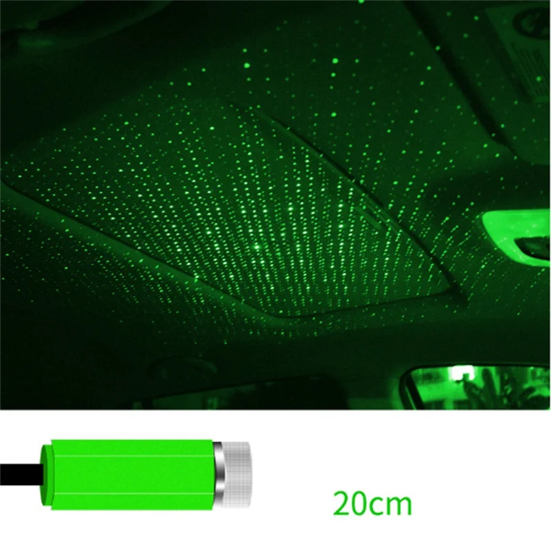 

ABPR-Мини светодиодный ночник на крышу автомобиля со звездой, проектор, атмосфера Galaxy, лампа USB, декоративная для авто, потолочный декор комнаты на крыше