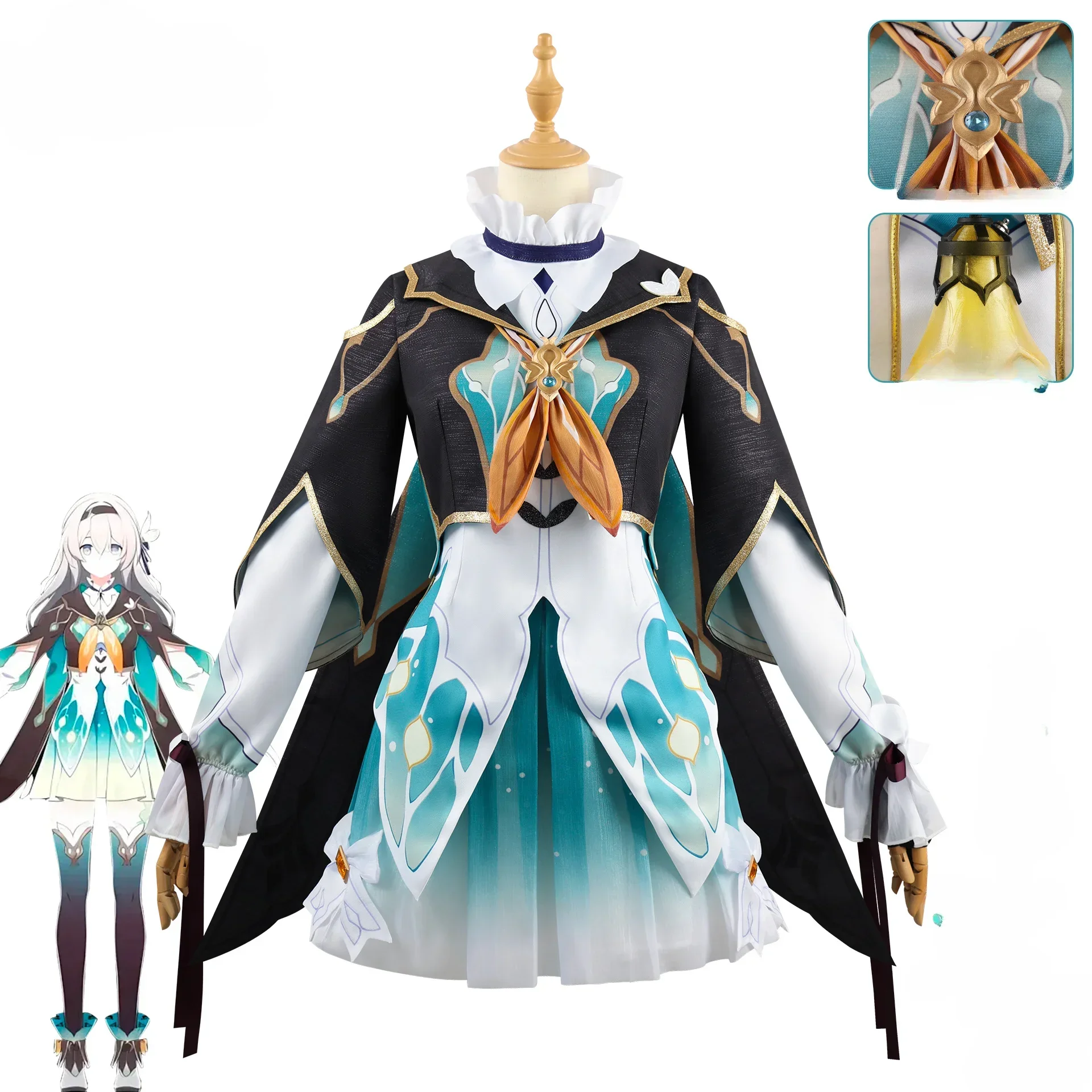 

2024 Two-dimensional Game Anime Role-playing Halloween Costume Collapse Star Dome Railway Cos Suit Iris Family Liuying Cosplay