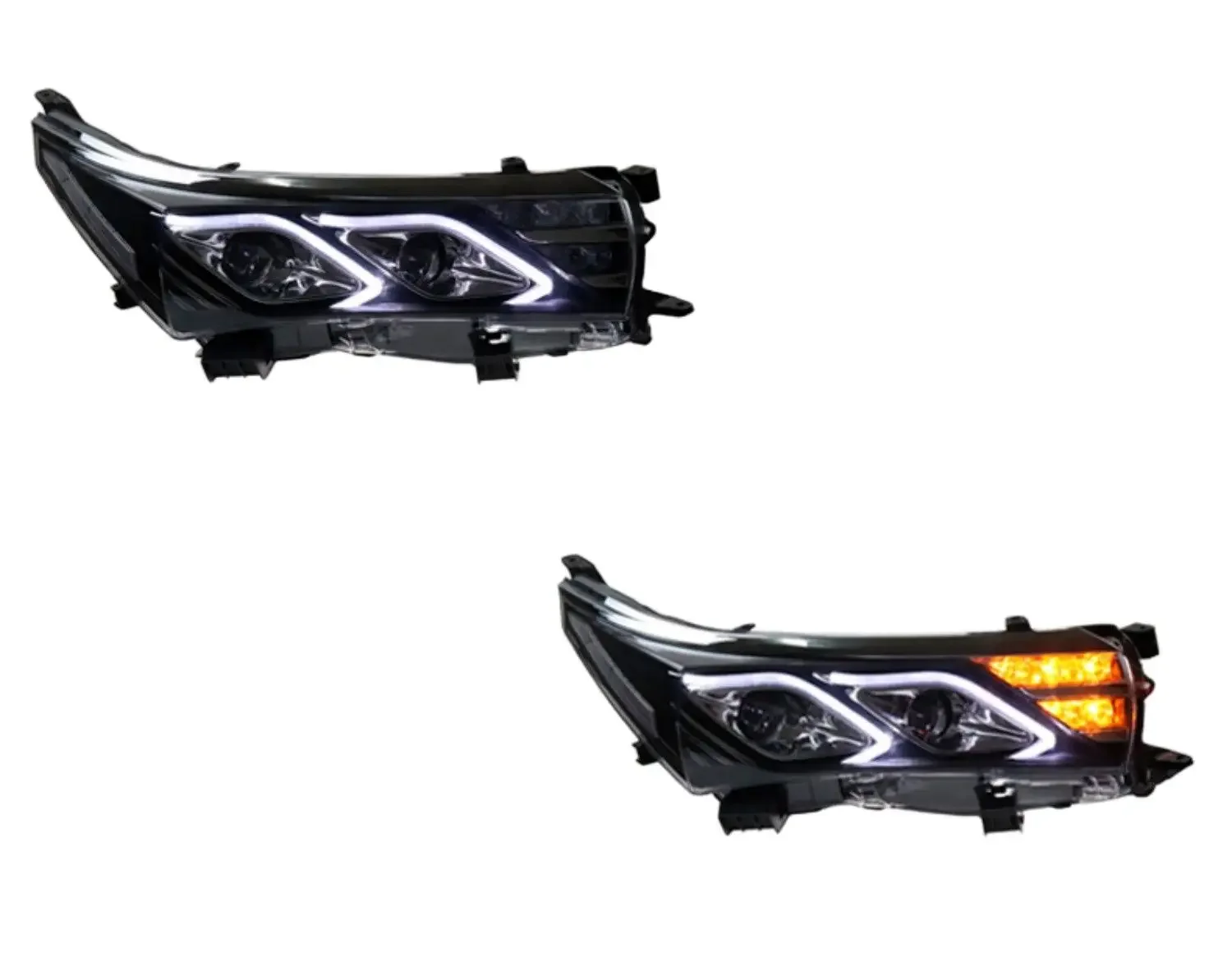 

Car Headlight headlamp Daytime Running DRL Head lamp for Toyota corolla 14-16 Turn signal