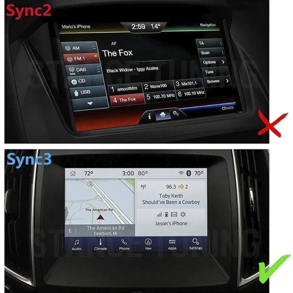 Sync 3 APIM 3.4 Navigation Module Replacement Auto Parts For Ford Lincoln Vin Programmed NAV HP5T14G371CAG