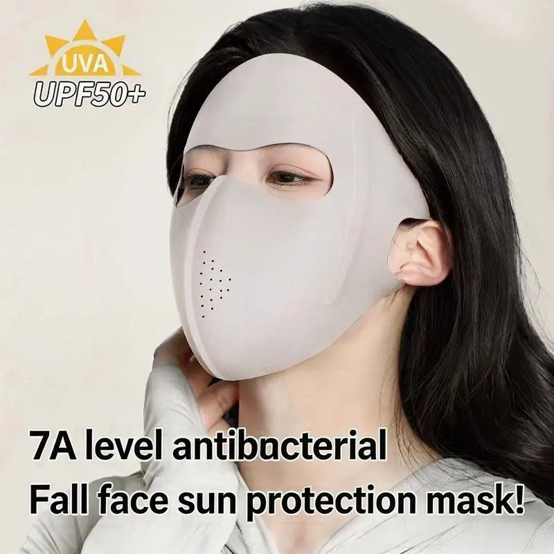 

Lightweight UV Protection Face Mask for Women Sunshade Breathable Cover for Beach Sports and Travel