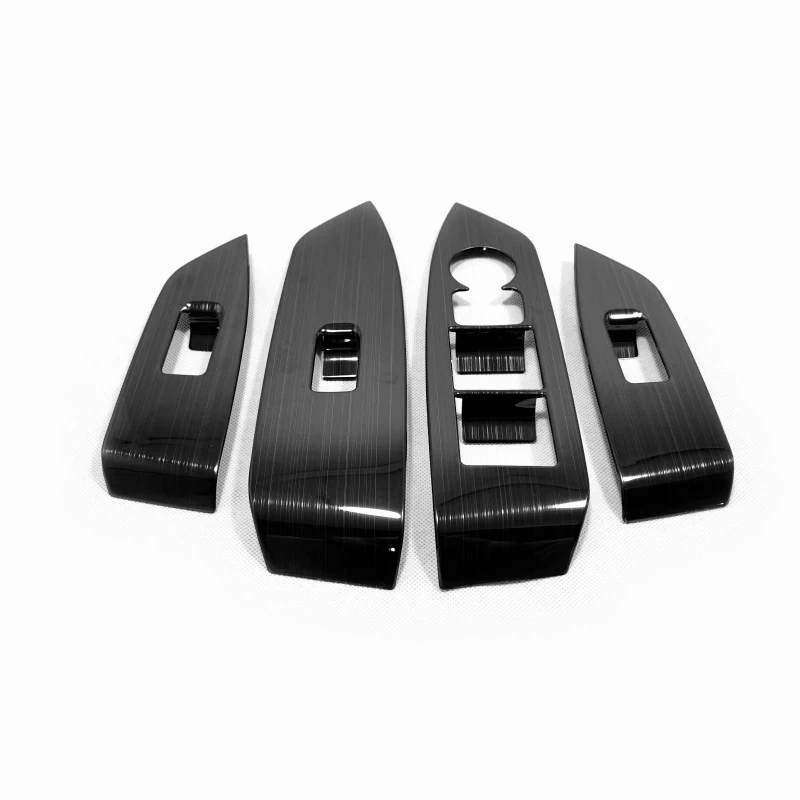 For Mazda CX-5 CX5 KF 2017-2023 2024 Carbon Fiber Window Lift Switch Panel Cover Trim Sticker Car Interior Accessories