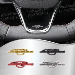 3D Metal L&K Car Steering Wheel Badge Sticker Styling Interior Dekoration For Skoda Scala Octavia Rapid Vision Fabia Kamiq Karoq