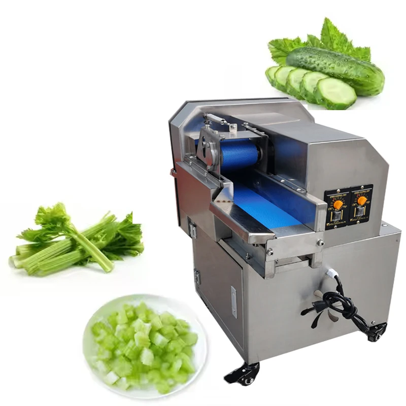 

Commercial Dicing Machine Automatic Vegetable Fruit Cutter Potato Carrot Onion Granular Cube Cutting Shredder