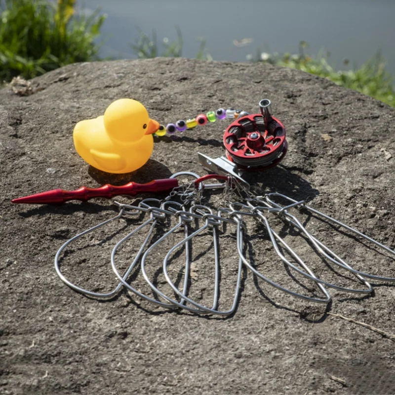 Dispositif de Verrouillage à Fil Souple en Acier Inoxydable avec Petits Moulinets, Équipement de Pêche observateur, Accessoires, Nouvelle Collection