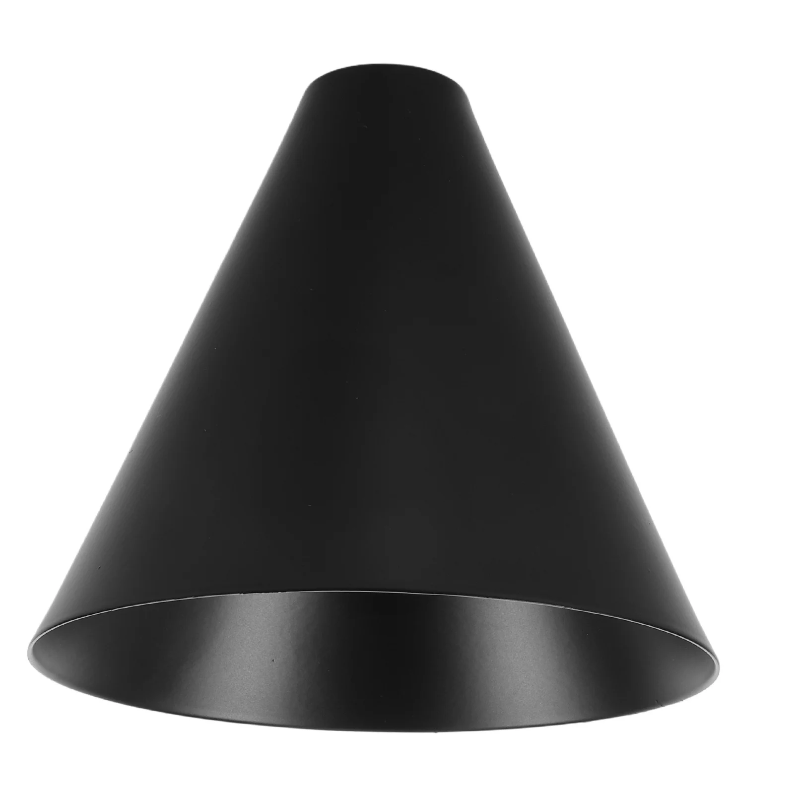 

Iron Table Lamp Shade Vintage Wrought Iron Cone Pendant Light Cover Industrial Black Metal Hanging Ceiling Lampshade For