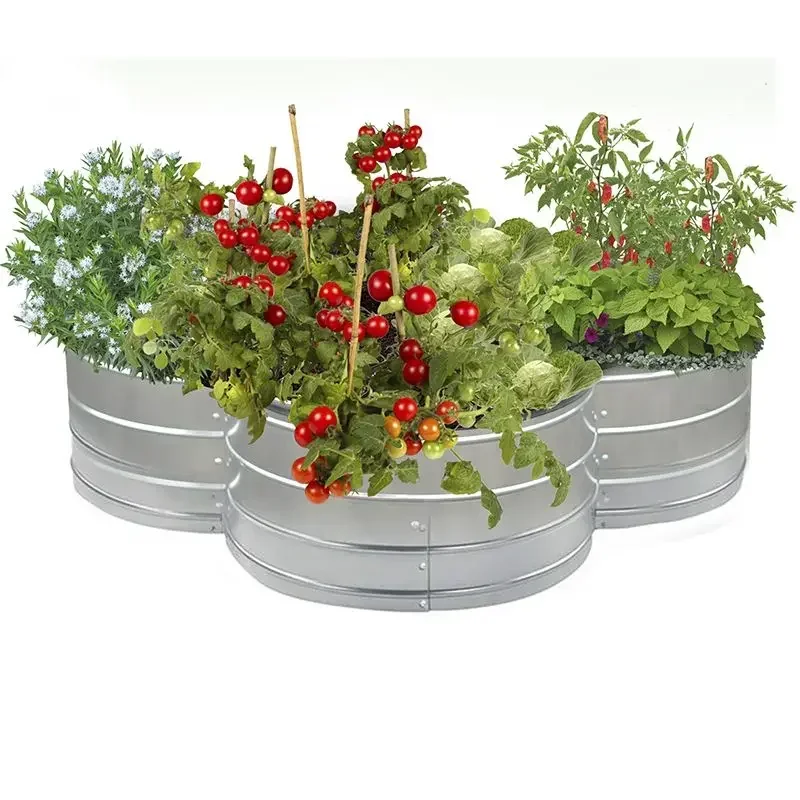 Shaped Galvanized Metal Steel Raised Bed Garden Planter Box For Gardening Vegetables Outdoor Plants Flowers From Vietnam