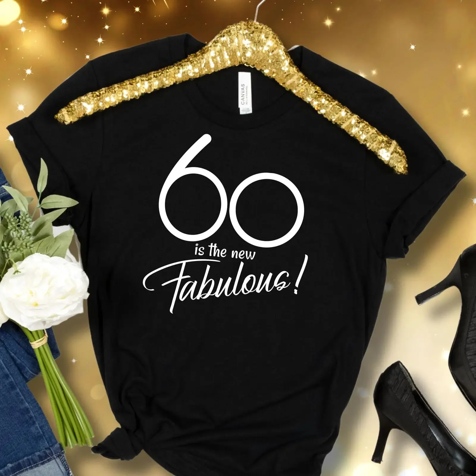 60 Is The New Fabulous T Shirt 60th Birthday For Women Milestone Baby Boomer Apparel vintage Washed Stylish Breathable Slightly