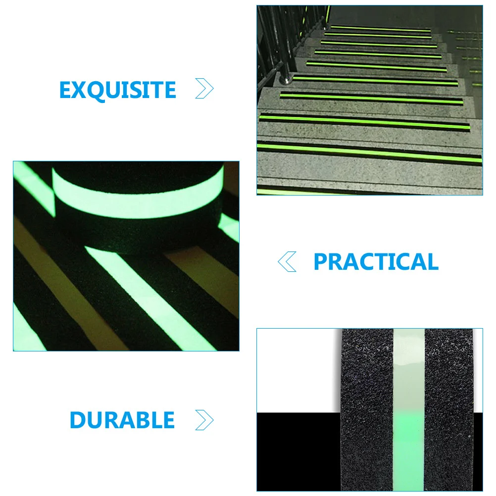 

Glow in The Dark Anti-Slip Tape Frosted Surface Non-Skid Stair Treads for Bathtub Floor Safety Self-Adhesive Floor