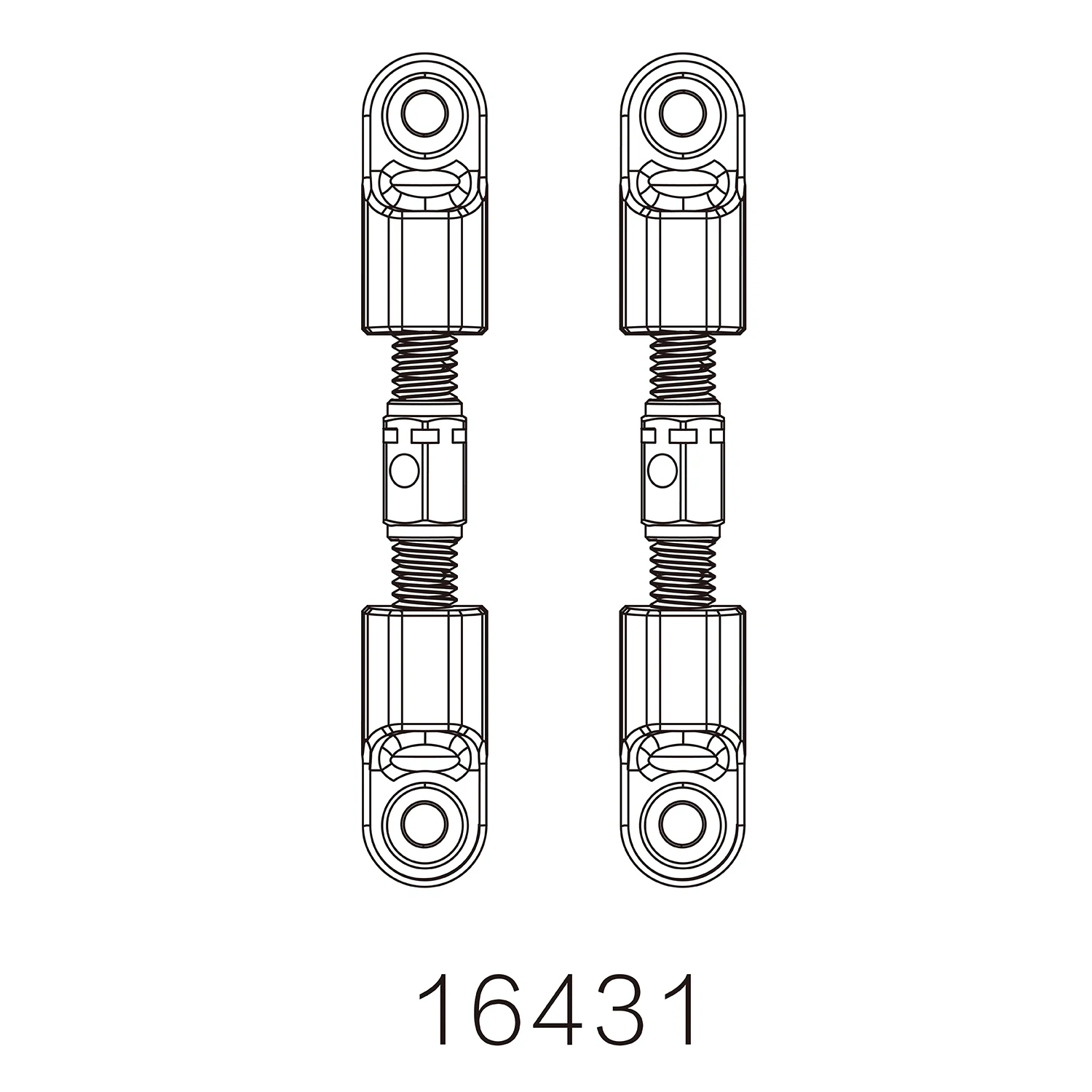 MJX Hyper Go H16H 16208 16209 16210 Original Differential Stoßdämpfer Getriebe Suspension Arm RC Auto Ersatz Ersatzteile