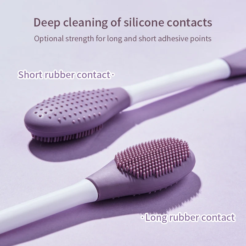 1/2PCS Double Head Silicone Facial Mask Brush Facial Massage Cleaning Brushs DIY Mud Film Scraper Facial Care Tool Dropshiping