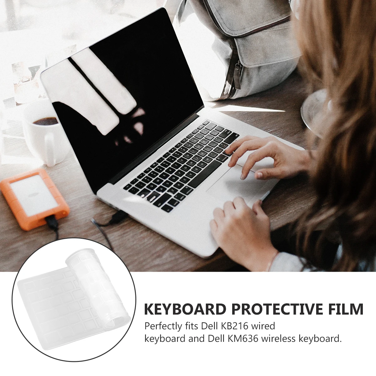

1Pcs Silicone Keyboard Cover Super Thin Waterproof Anti Leak for Wired Wireless Keyboards Protection Film