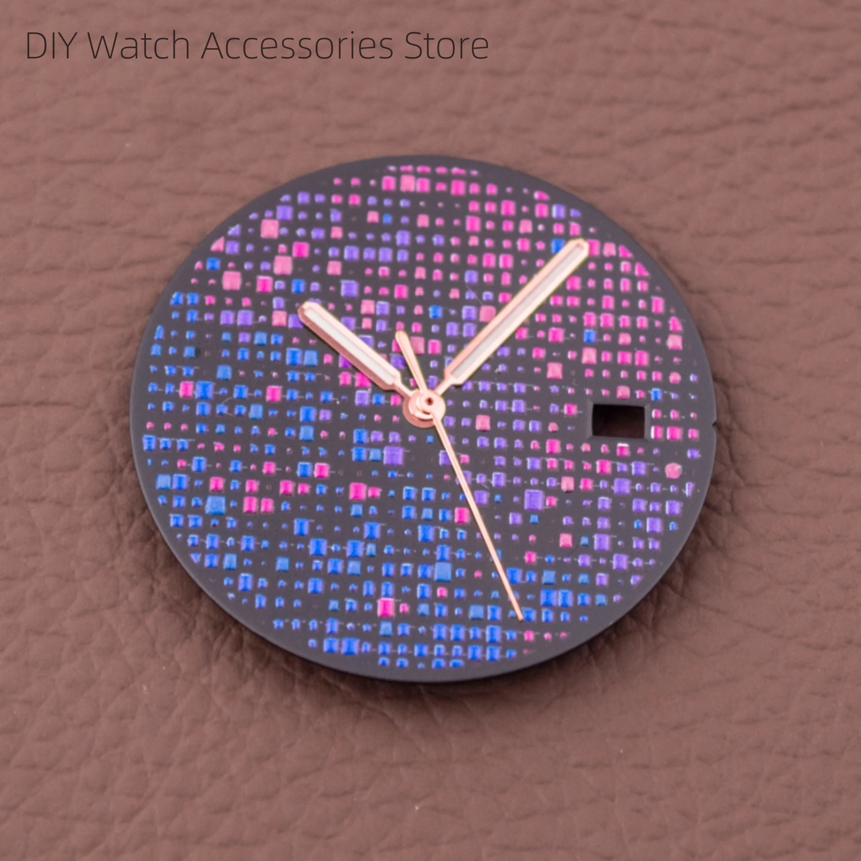 

31.8mm Watch Mosaic Watch Dial Hands NH35 Dial For Royal Oak Luminous Dial Hands Fit NH35 NH36 Movement