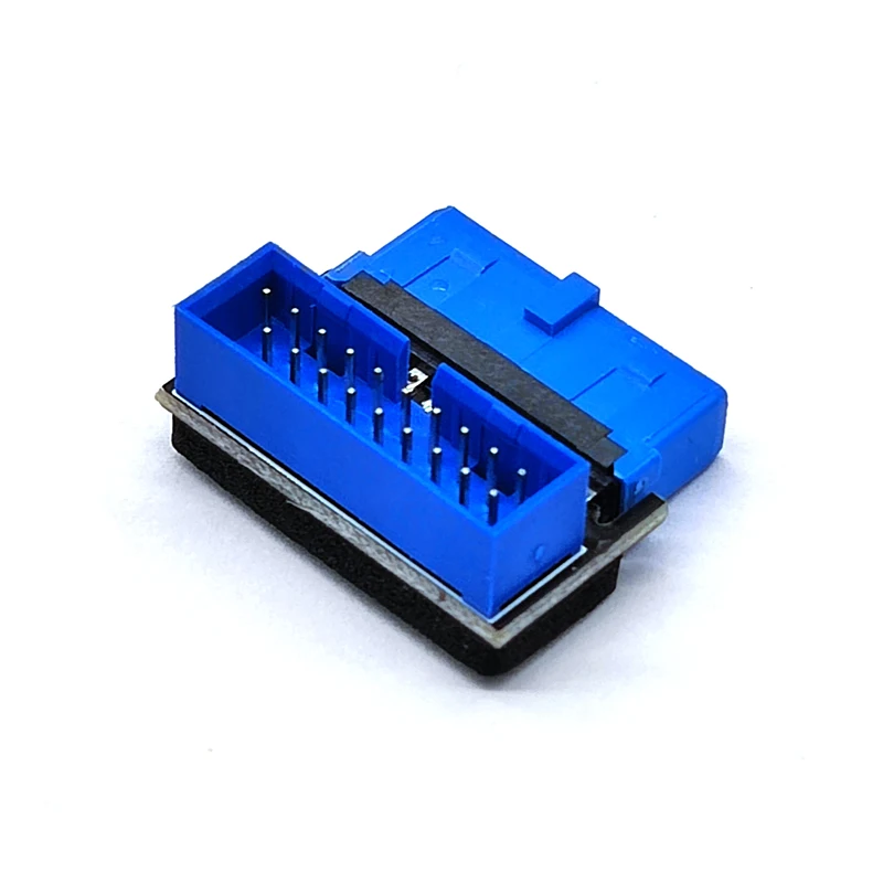 موصل USB محول اللوحة 19Pin إلى 19Pin رأس 19 دبوس ذكر إلى أنثى مجلس USB3.2 GEN1 19Pin/20Pin المقبس الناهض محول