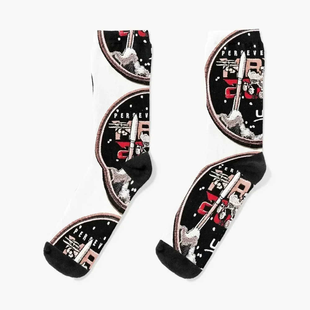 

ULA Mars 2020 Mission Logo Socks retro with print sports stockings kids Women Socks Men's