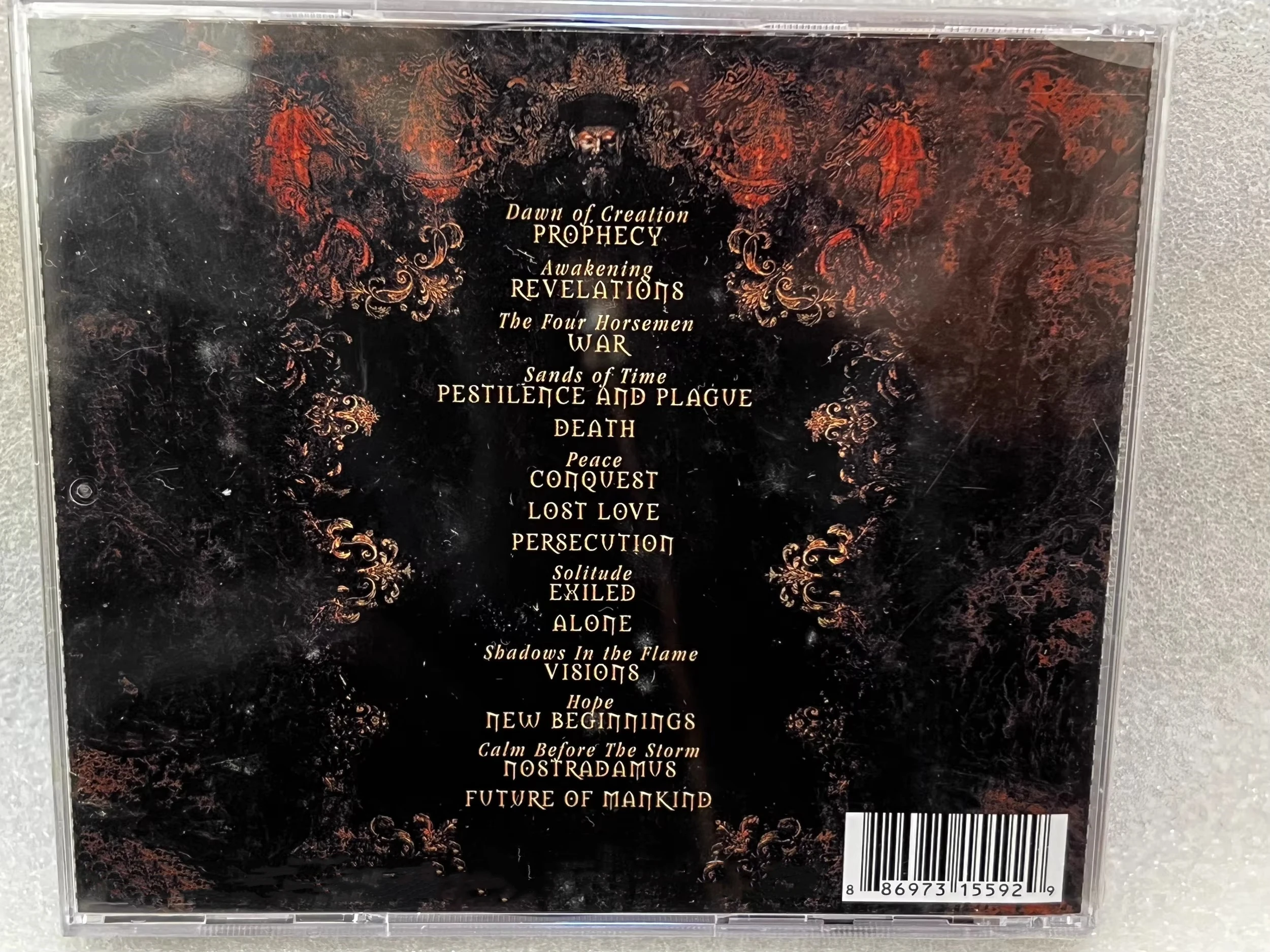 Heavy Metal Judas Priest Glenn Tipton Music CD Nostradamus (Deluxe Edition) Album 2pcs Music Record Cosplay Car Soundtracks Box
