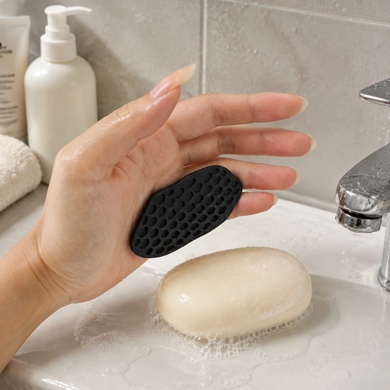 Silicone Palm Protection Grip Anti Callus Slip-Resistant Handle for Heavy Lifting & Home Moving
