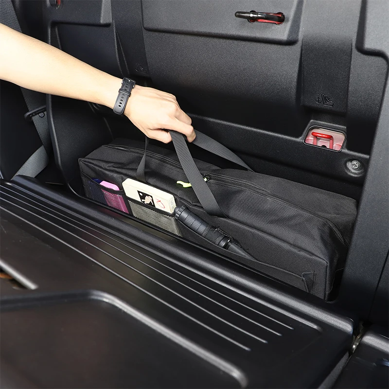 For Toyota Tacoma Oxford cloth black car styling car rear seat storage and organizing bag car interior modification accessories