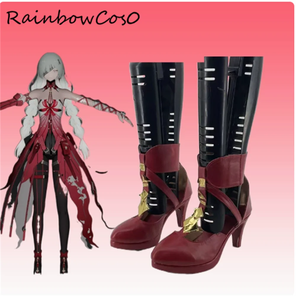 Phrolova Wuthering Waves Cosplay Shoes Boots Game Anime Halloween Christmas RainbowCos0 W4395