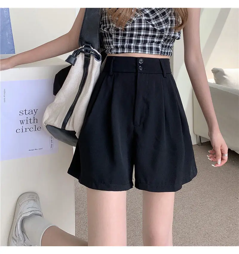 반바지 여성 미국 스포츠 캐주얼 조깅 러닝 야외 빠른 건조 활성 와이드 레그 스포티 루즈핏 신축성있는 허리 편안함