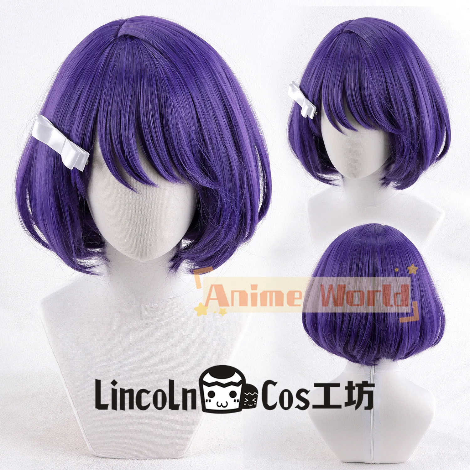 Anime Azabu Mai Cosplay Wig Halloween Carnival Party Props Synthetic Hair Heat Resistant Fiber + Wig Cap
