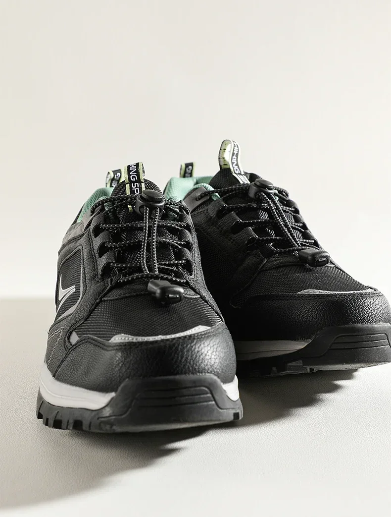 Runde, elastische Schnürsenkel mit Schnellverschluss für Wanderungen, strapazierfähige, rutschfeste Ersatz-Schnürsenkel für Outdoor-Trekking- und Wanderschuhe. – Detail 10