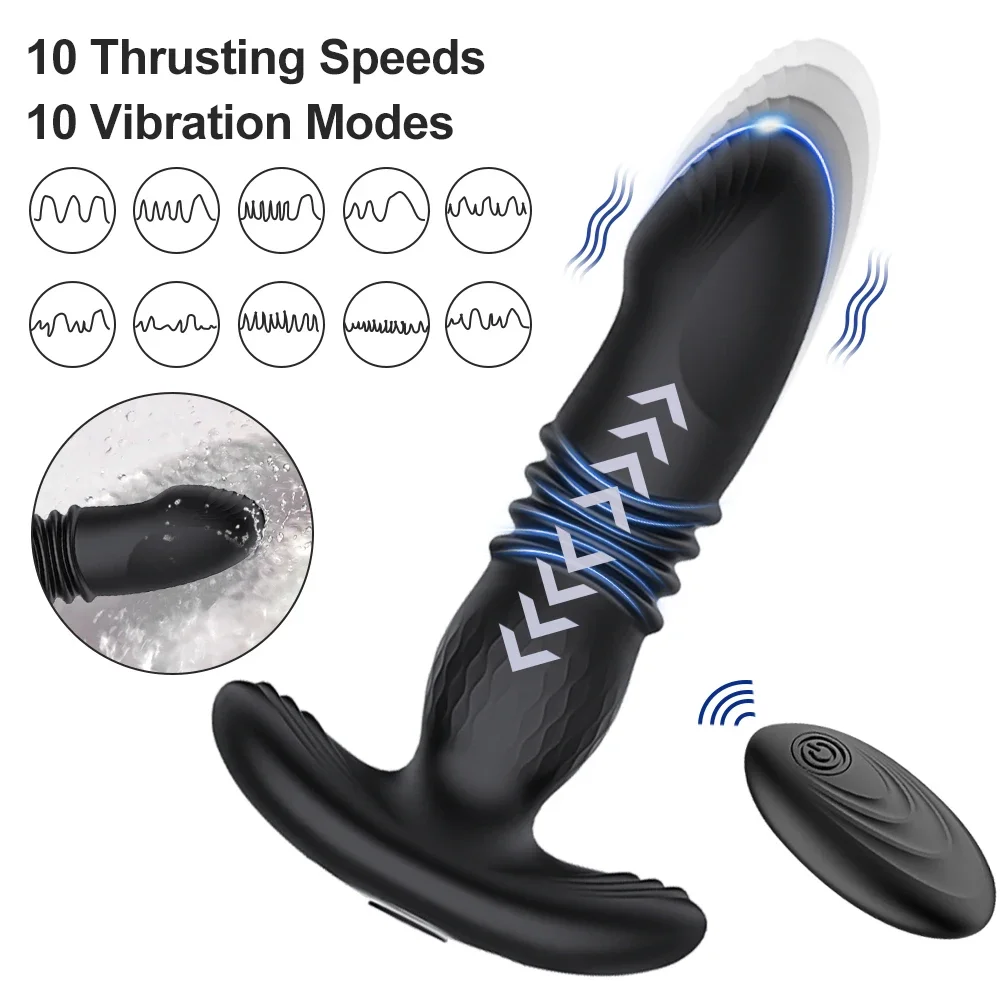 APP Control Vibrator Telescopic Vibrating Anal Plug Remote Control Sex Toy for Adult Anal Dildo Male Prostate Massager Anal Plug - Image 2