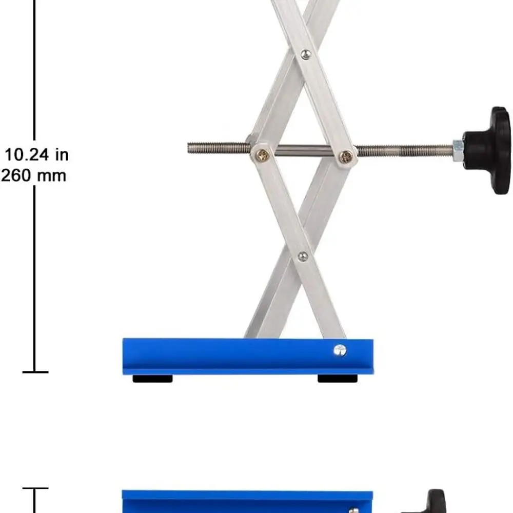Aluminum 150x150mm Lab Jack with 10kg Capacity, 63-260mm Lift Range