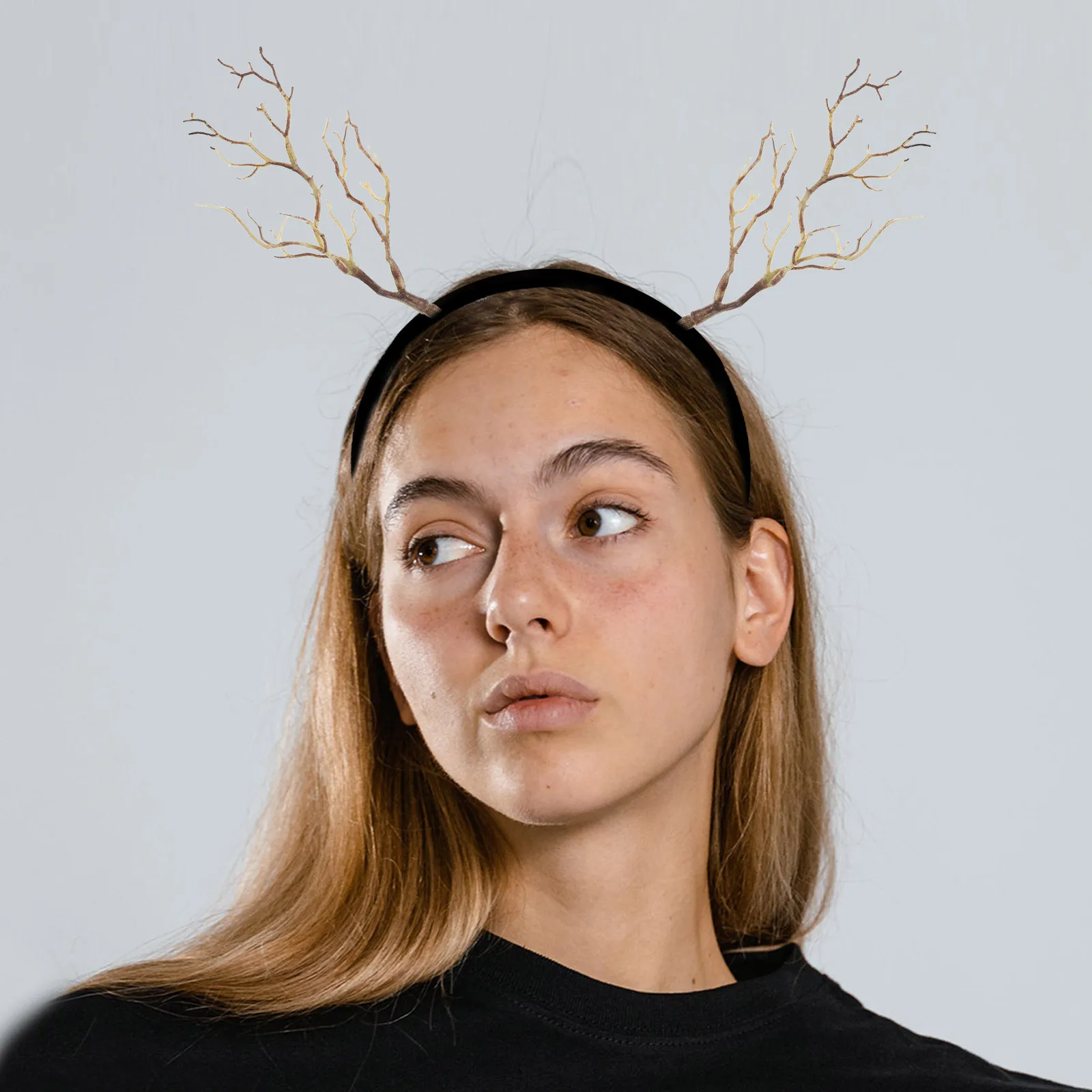 

2pcs Artificial Dried Antler Branches Pvc Fake Tree Twigs For Halloween Christmas Decor Vase Filler Home Garden Decoration Craft