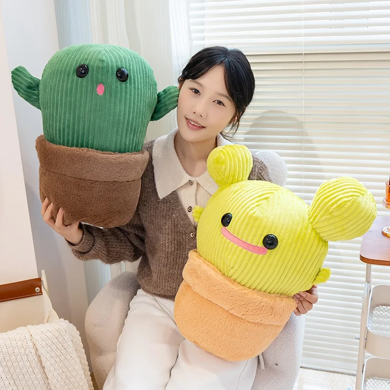

Реалистичные плюшевые игрушки-кактусы и подсолнухи, мягкие декоративные куклы для дома, креативные цветы в горшках, подушки для детей, подарок на день рождения