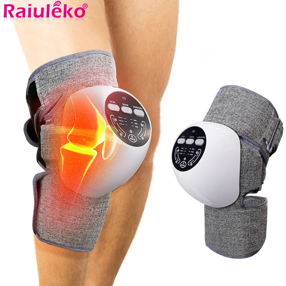 

Electric Air Pressure Vibration Heating Therapy Knee Massager Leg Joint Physiotherapy Wrap Arthritis Rehabilitation Pain Relief