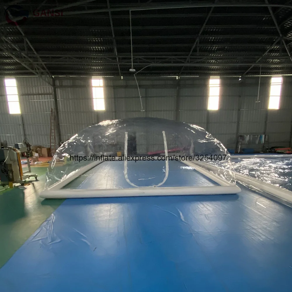 Best Price Pool Bubble Capsule 10x5x2.5m Inflatable Swimming Pool Cover Tent In Stock