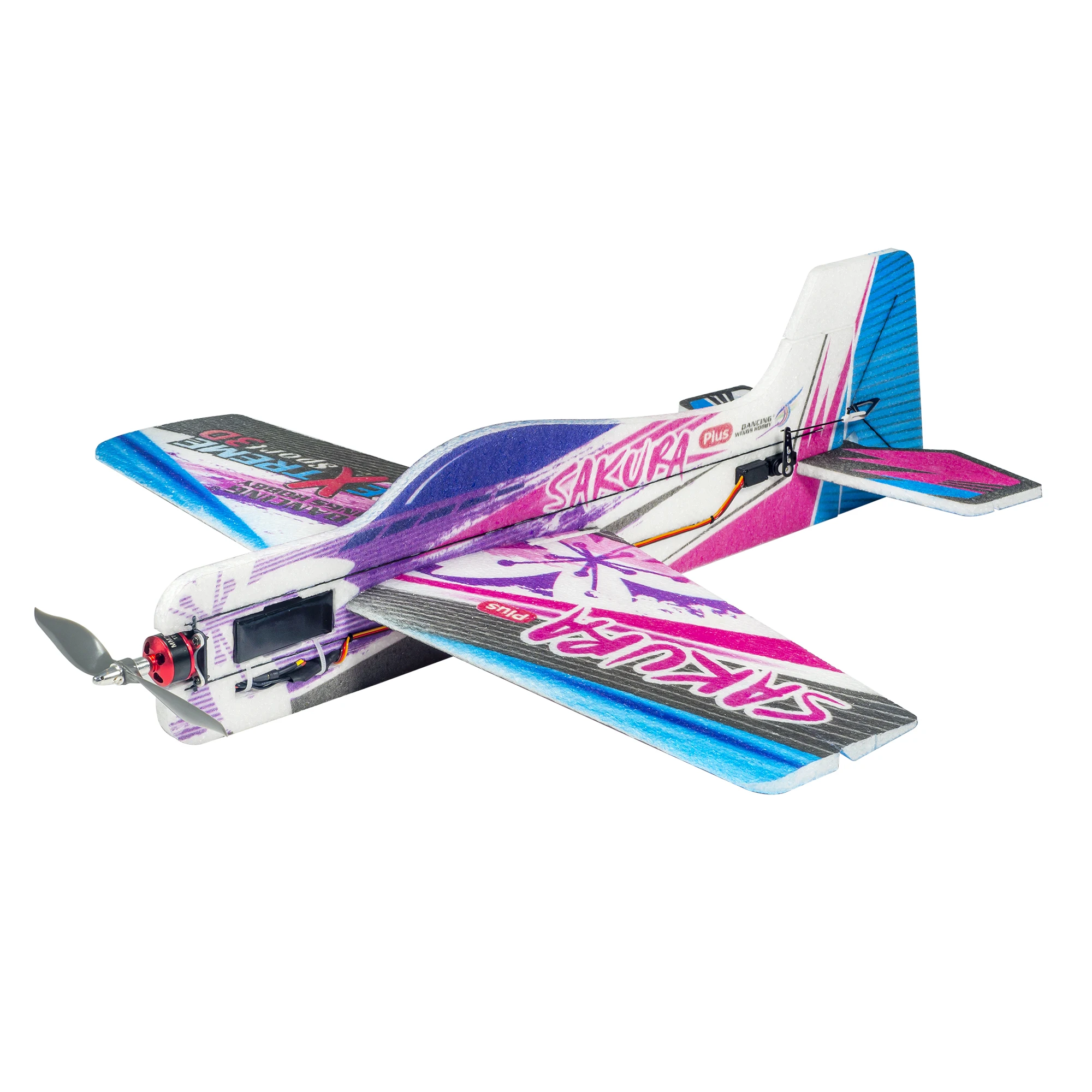 DW Hobby 2024 NEW E44 3D Airplane 600mm Wingspan Sakura Plus KIT EPP Radio Control Toy Hobby DIY Aeroplane to Build