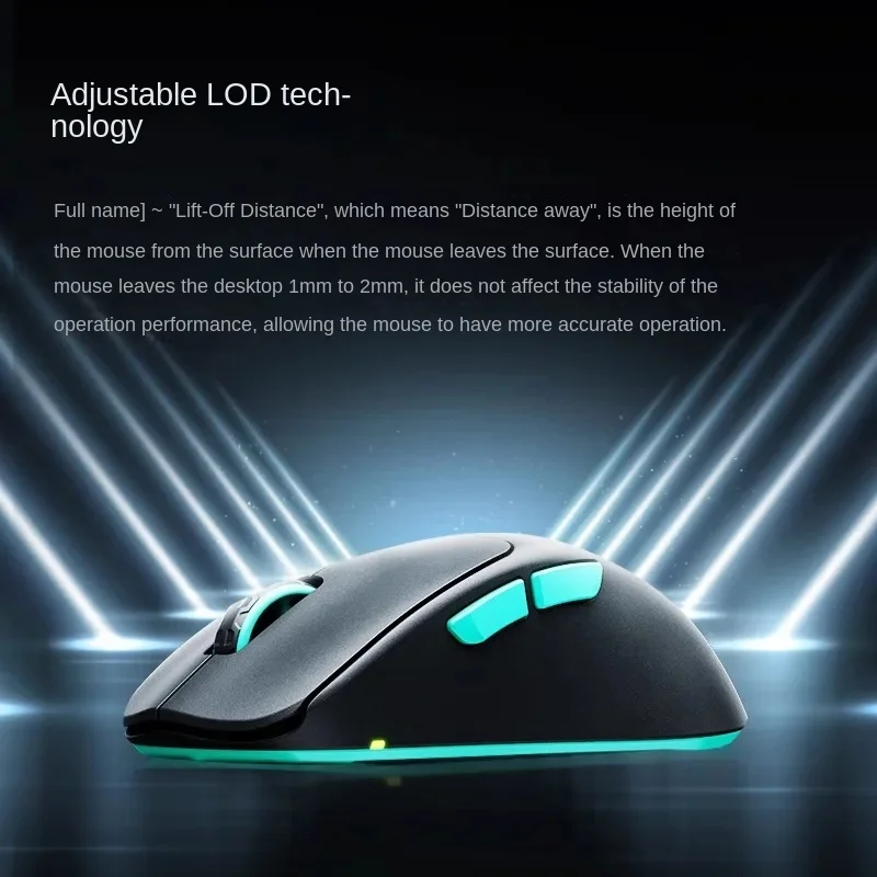 

НОВАЯ игровая мышь XTRFY Cherry M68PRO для киберспорта, легкая беспроводная мышь 8K PAW3395 650IPS, 50G, 8000 Гц, эргономичная оптическая мышь с регулируемым разрешением