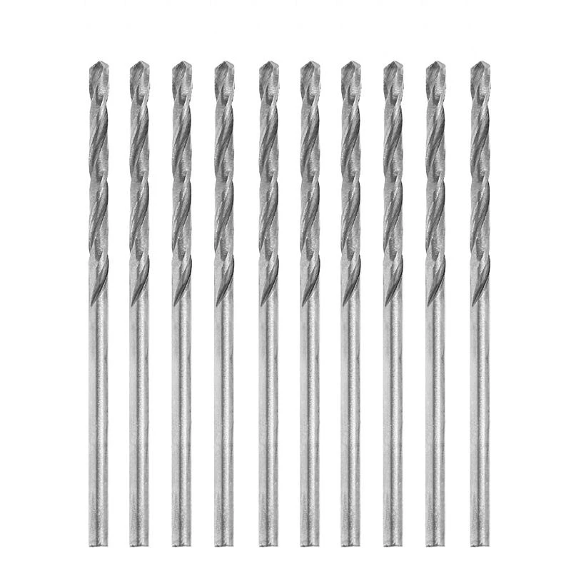 E06B Multifunction 10 Pcs Tiny Micro HSS 0.7mm Straight Shank Twist Drilling Bit