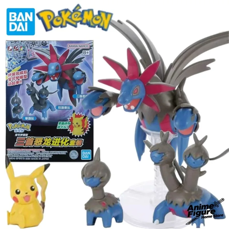 

100% оригинал в наличии Bandai Pokémon Hydreigon Zweilous Deino аниме персонаж собрать игрушка модель украшения коллекция подарки