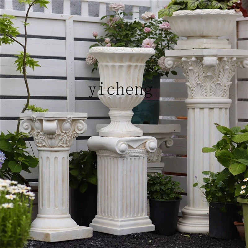 

LSL European Style Flower Pot Courtyard Balcony Garden Villa Decoration Landscaping Ornament